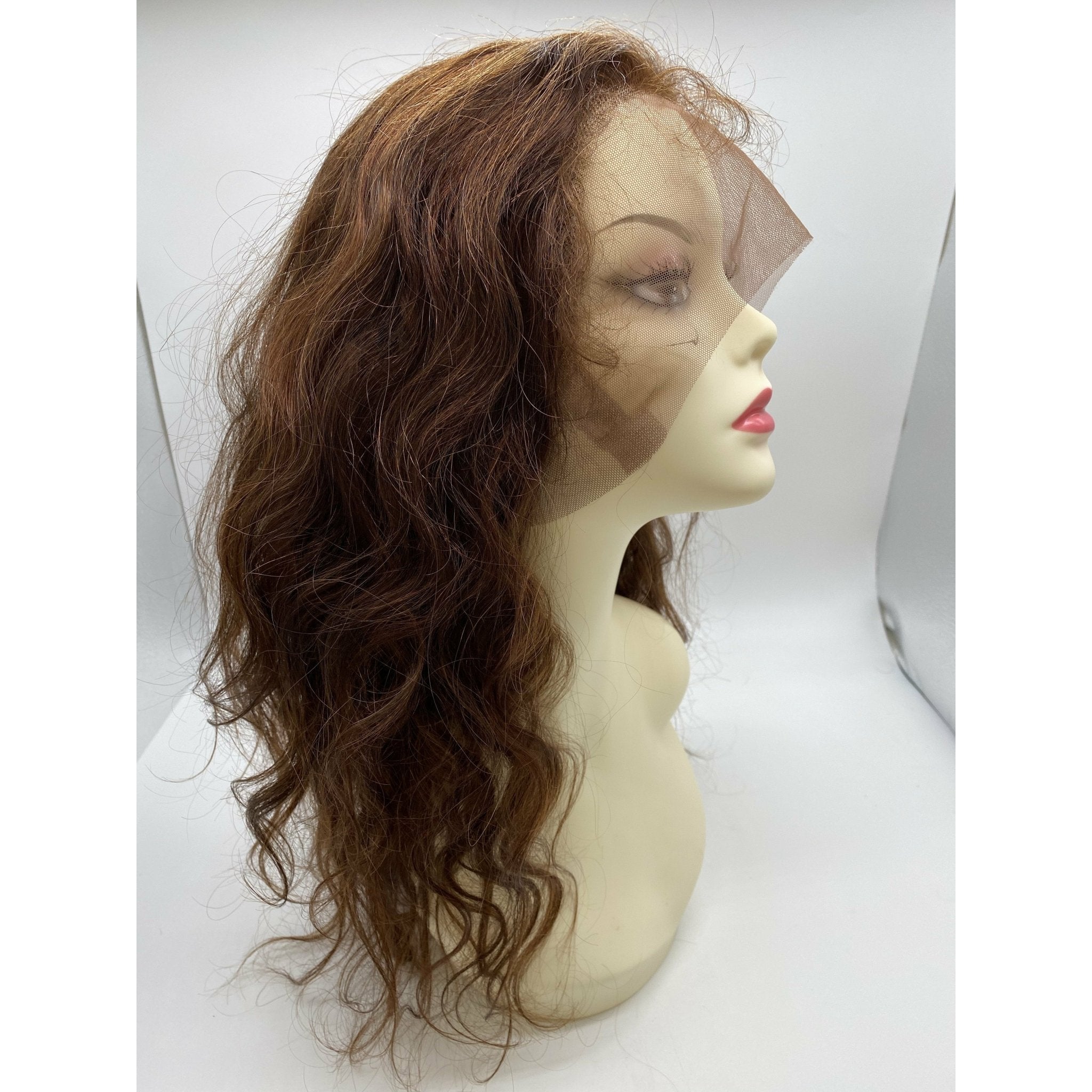VIP Full Lace Hand Tied Human Hair Wig - Natural Balayage Ombre
