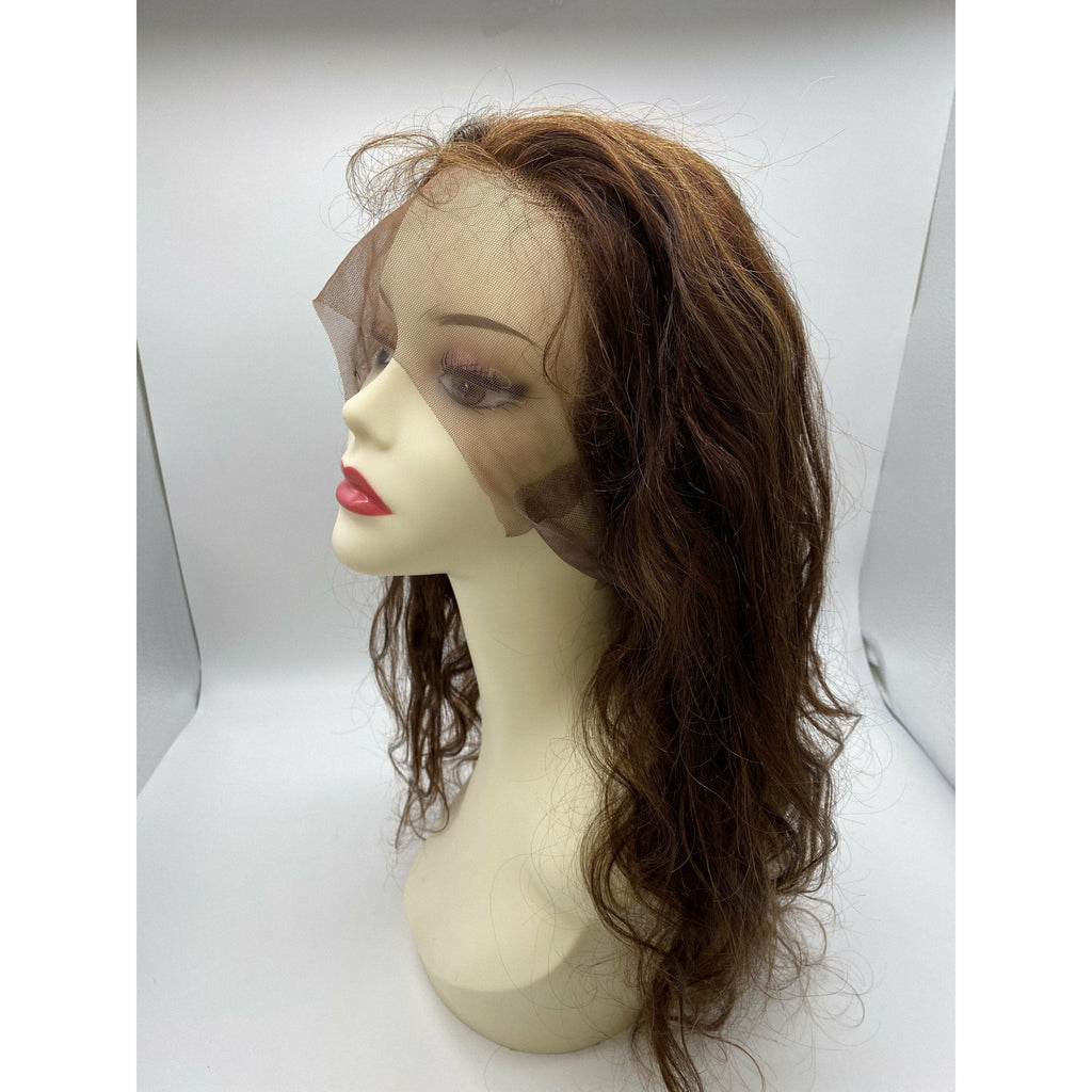 VIP Full Lace Hand Tied Human Hair Wig - Natural Balayage Ombre