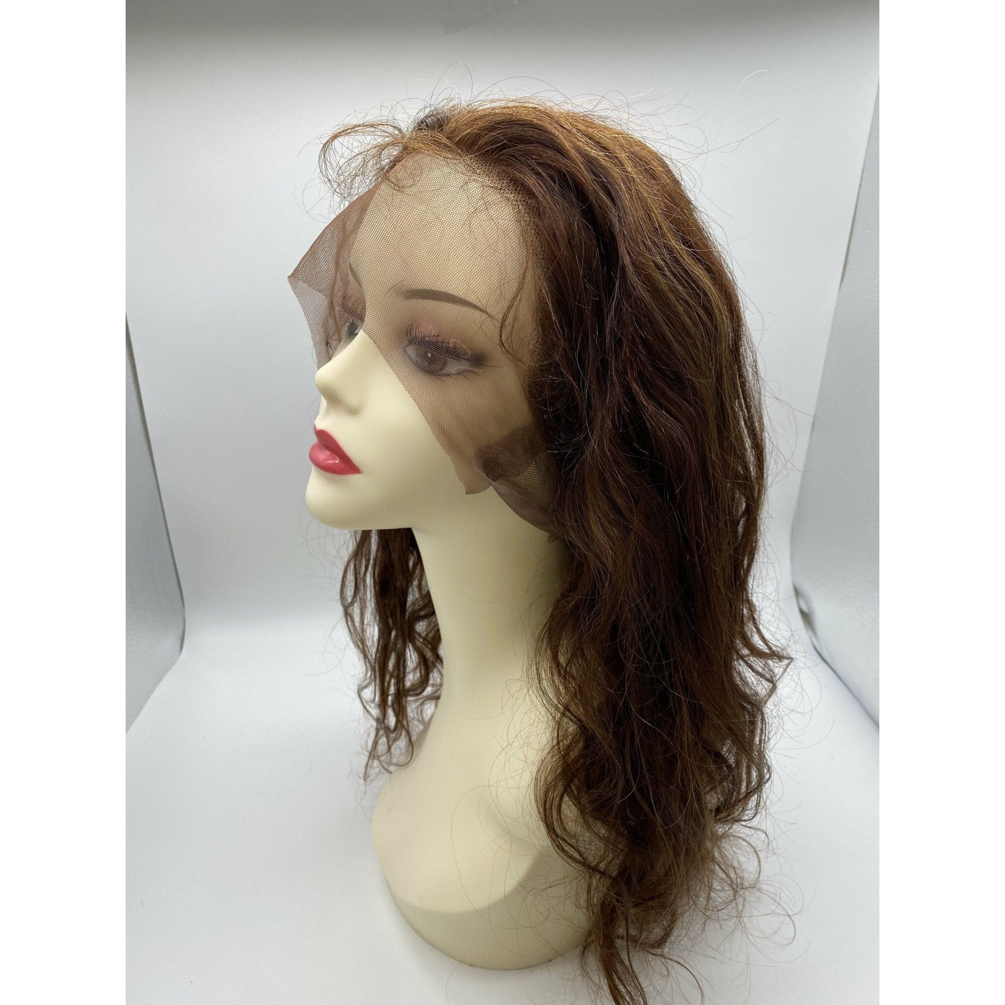 VIP Full Lace Hand Tied Human Hair Wig - Natural Balayage Ombre