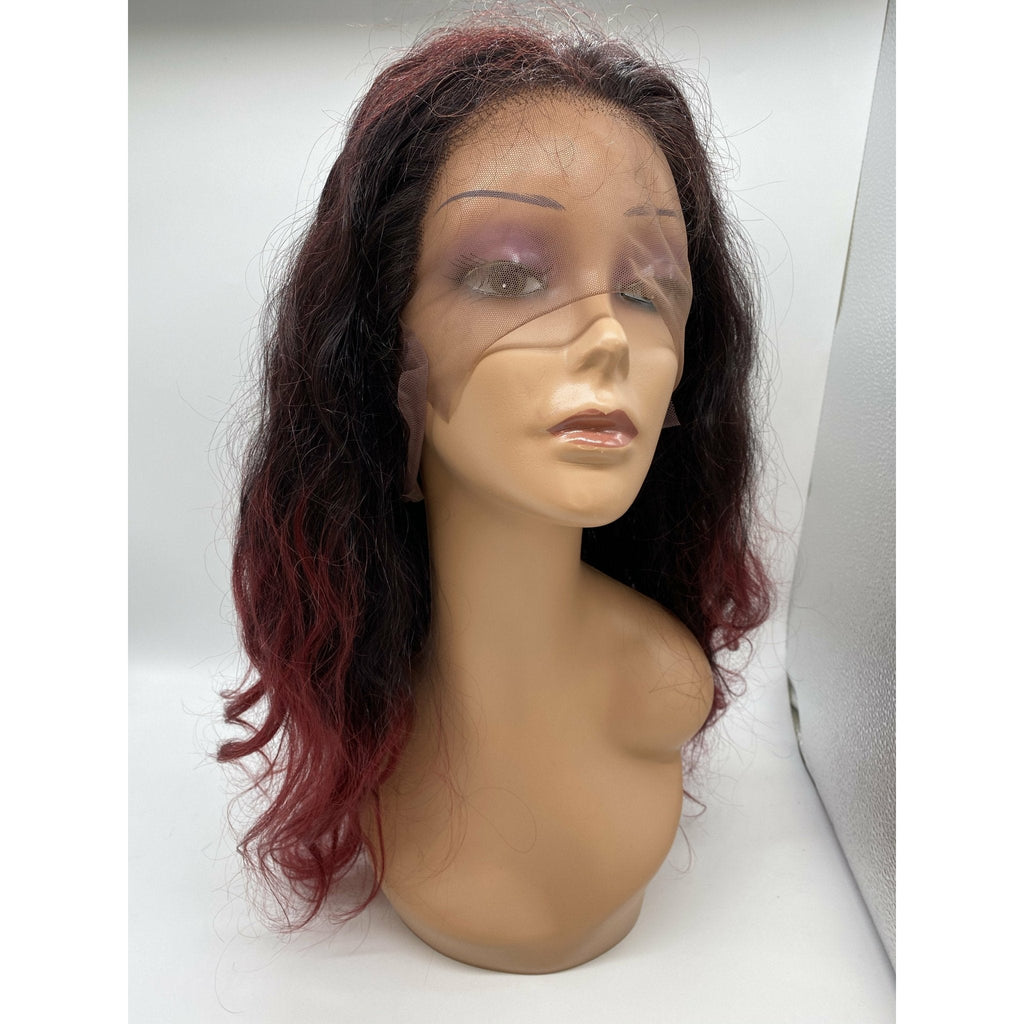 VIP Full Lace Hand Tied Human Hair Wig - Natural Balayage Ombre