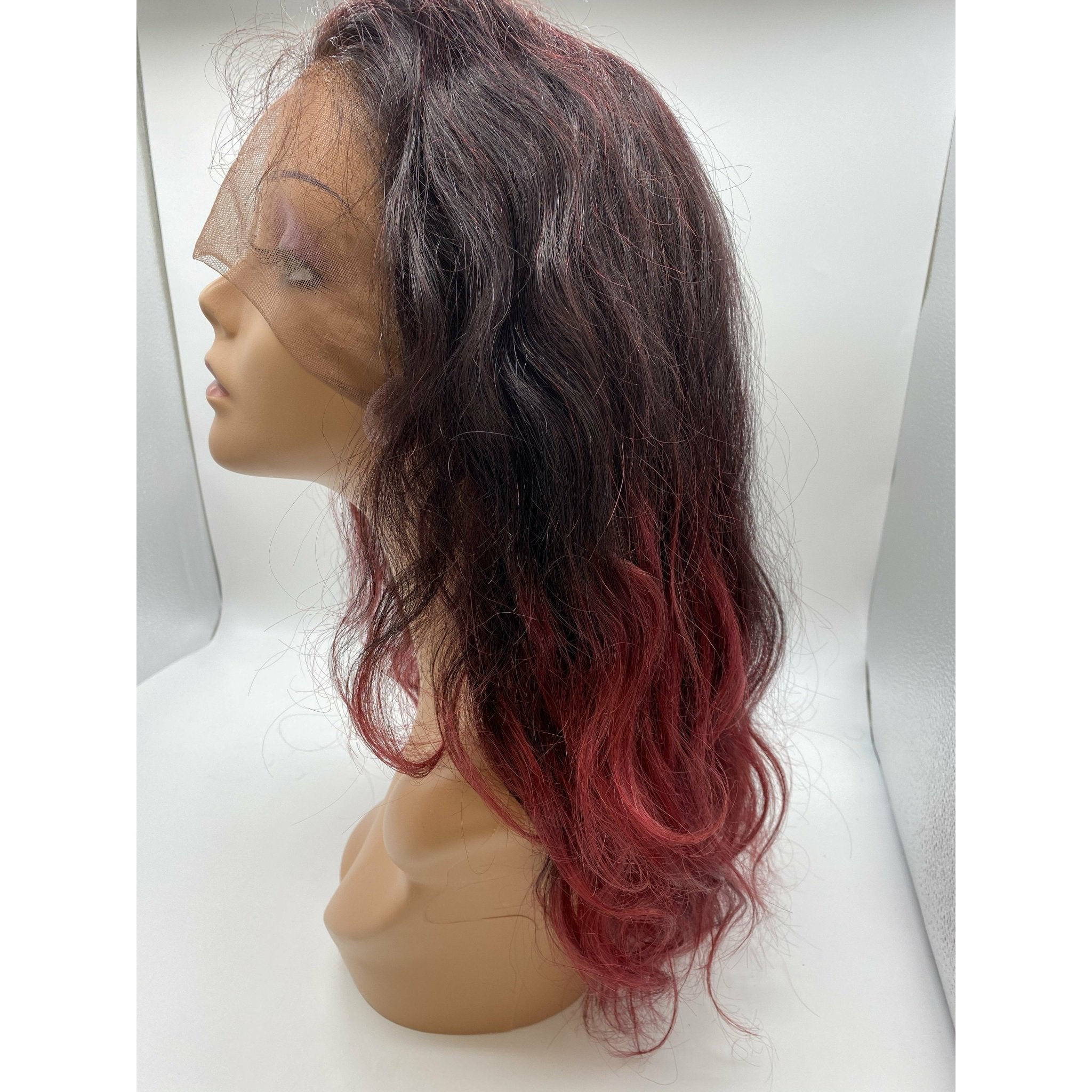 VIP Full Lace Hand Tied Human Hair Wig - Natural Balayage Ombre