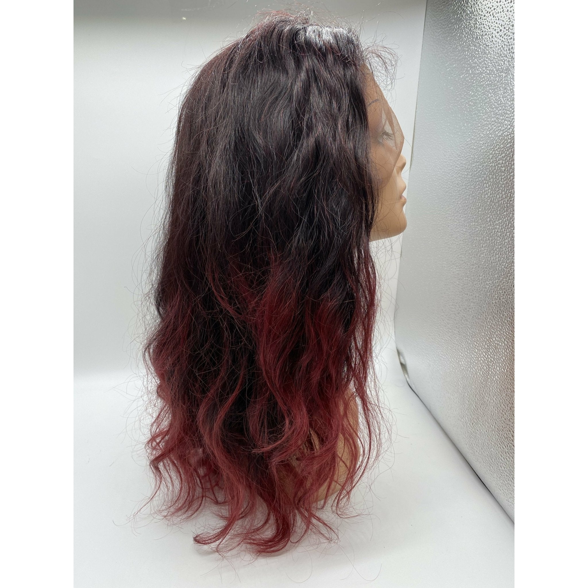 VIP Full Lace Hand Tied Human Hair Wig - Natural Balayage Ombre
