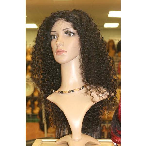 Bohemian Full Lace Wig 20-Inch Virgin Human Hair Raven Black
