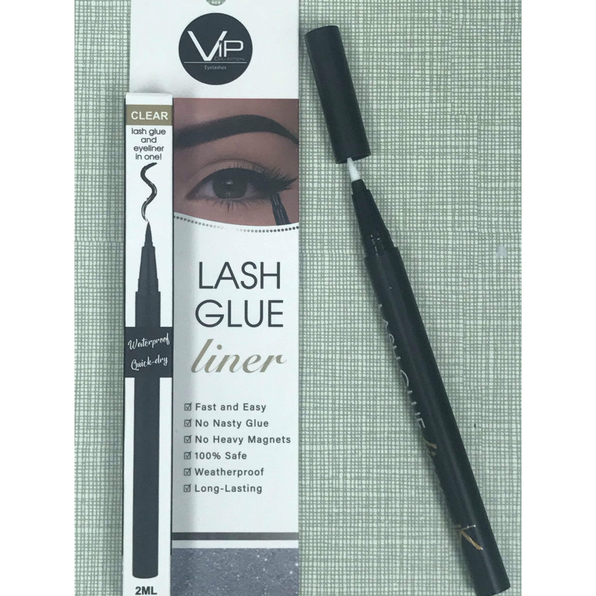 2-in-1 Precision Eyeliner and Lash Glue Adhesive, 2 mL