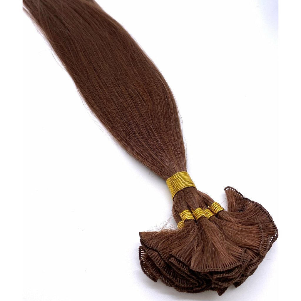 18" Straight Human Hair Hand-Made Extensions