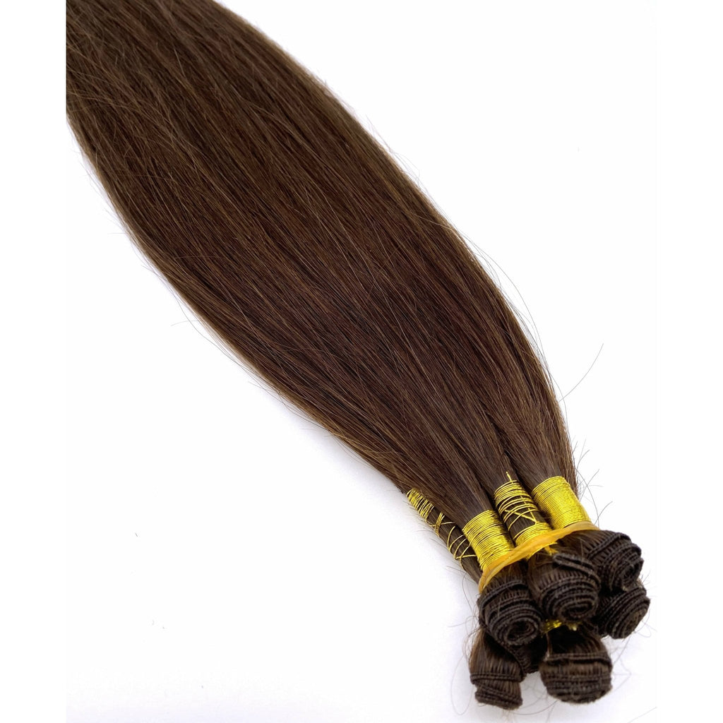 18" Straight Human Hair Hand-Made Extensions