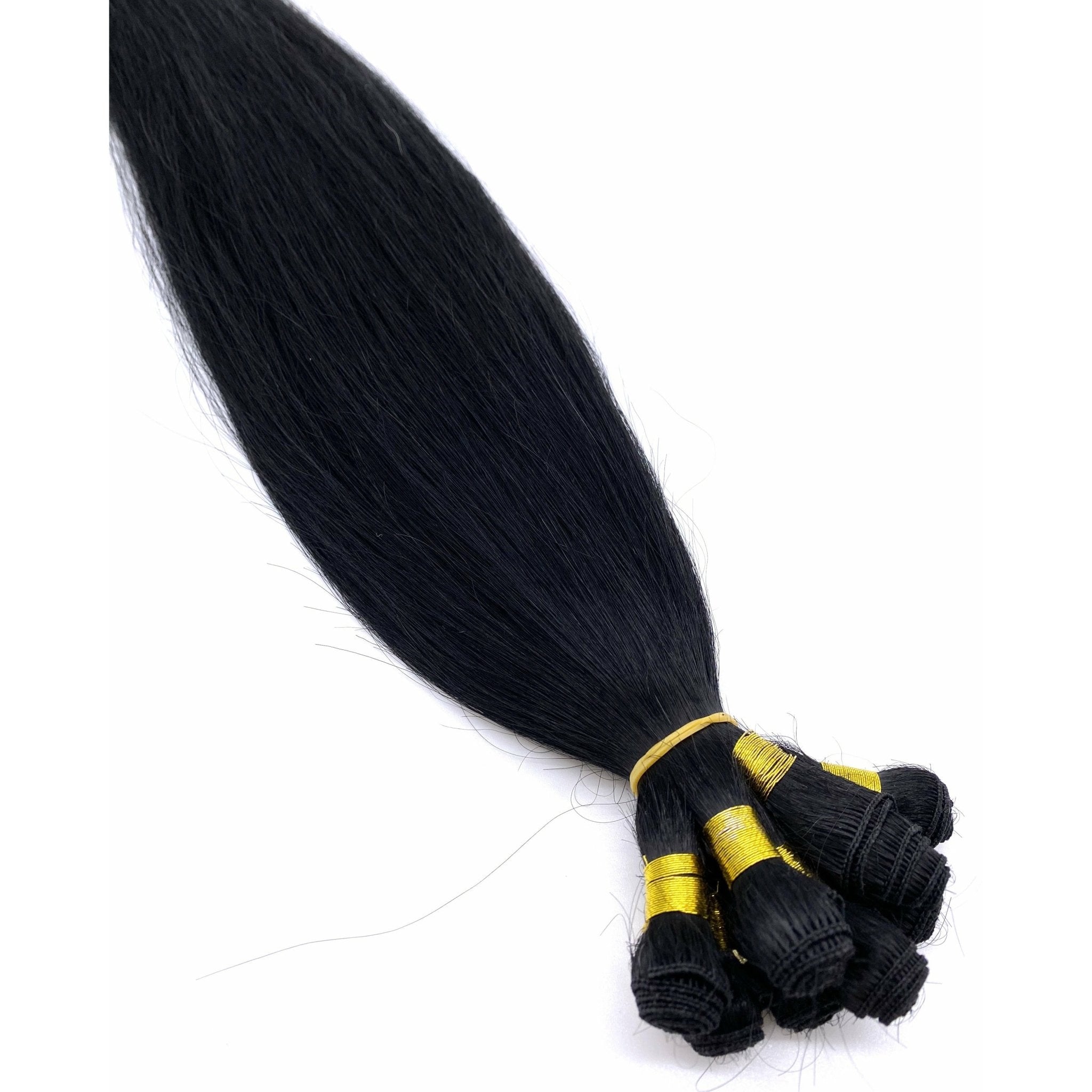 18" Straight Human Hair Hand-Made Extensions