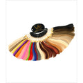 Professional human hair color ring for precise hair shade matching and consultation