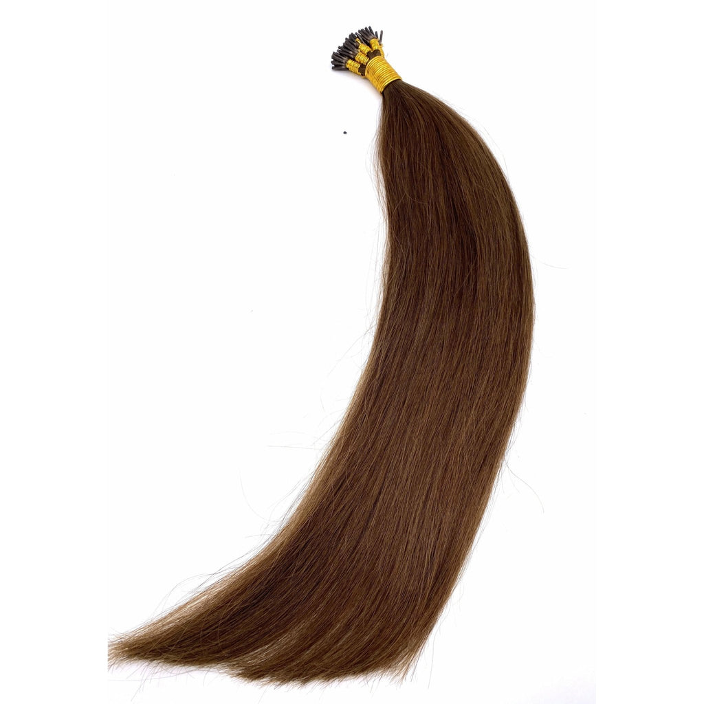 18" Straight I-Tip Hair Extensions - 70g Professional Human Hair
