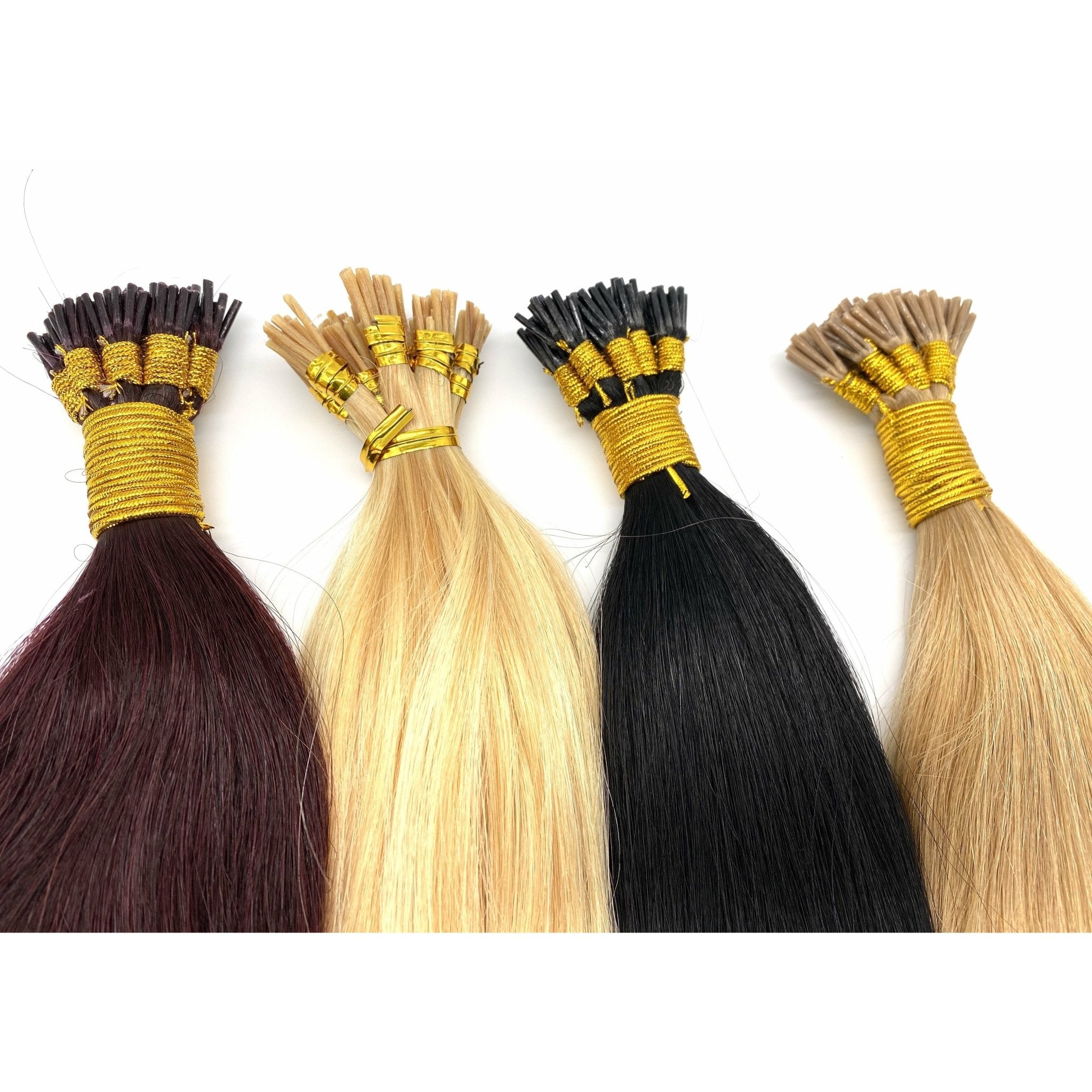 18" Straight I-Tip Hair Extensions - 70g Professional Human Hair