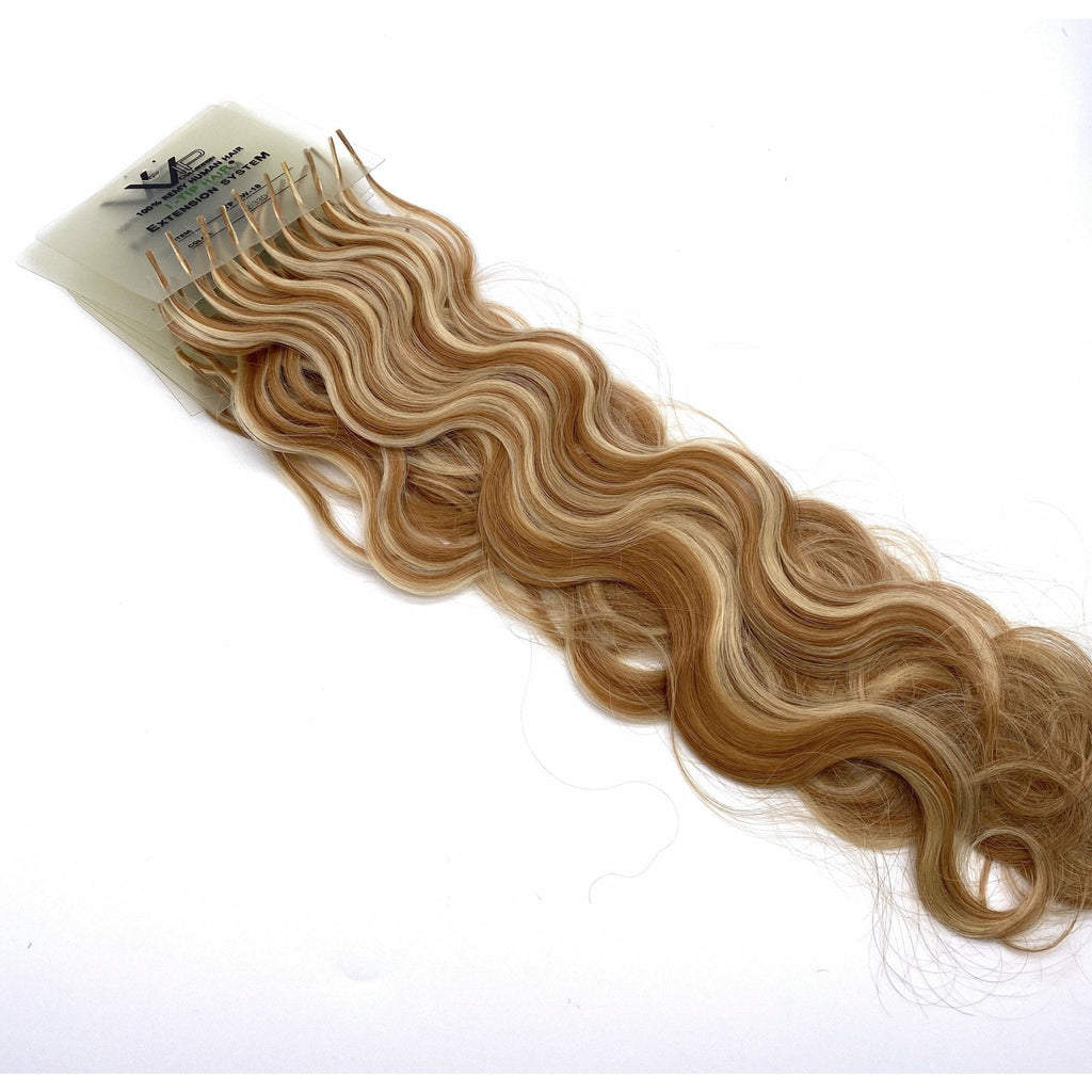 18" Wavy I-Tip Hair Extension System - 100% Remy Human Hair