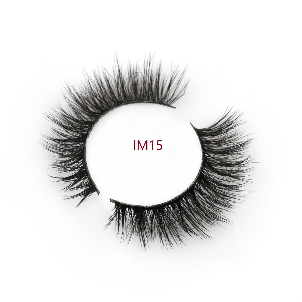 Invisible Magnetic Band Lashes with Eyeliner - Natural Look