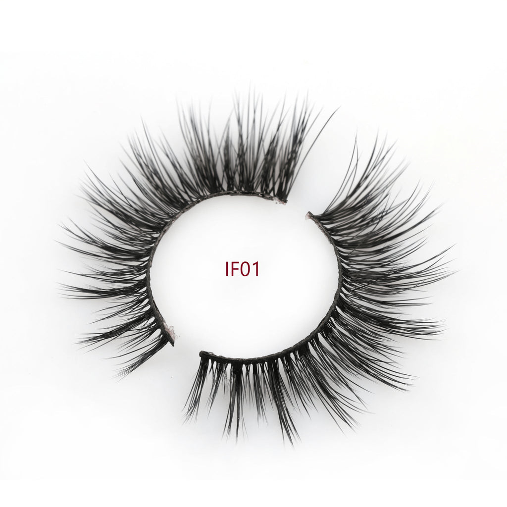 Invisible Magnetic Band Lashes with Eyeliner - Natural Look