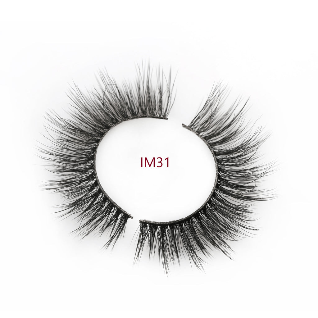 Invisible Magnetic Band Lashes with Eyeliner - Natural Look