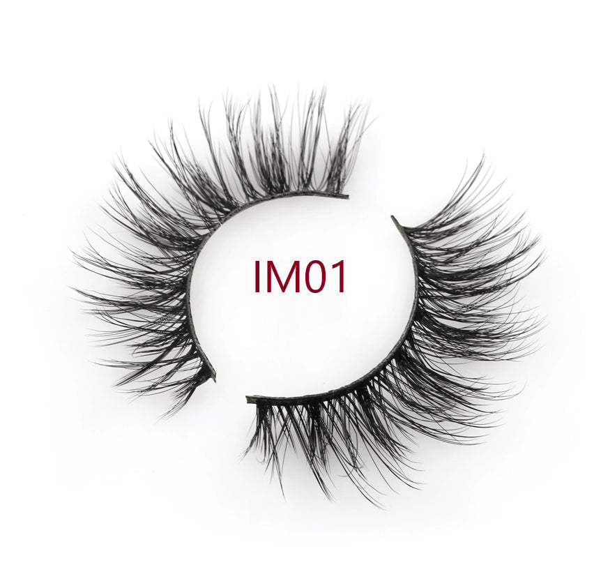 Invisible Magnetic Band Lashes with Eyeliner - Natural Look