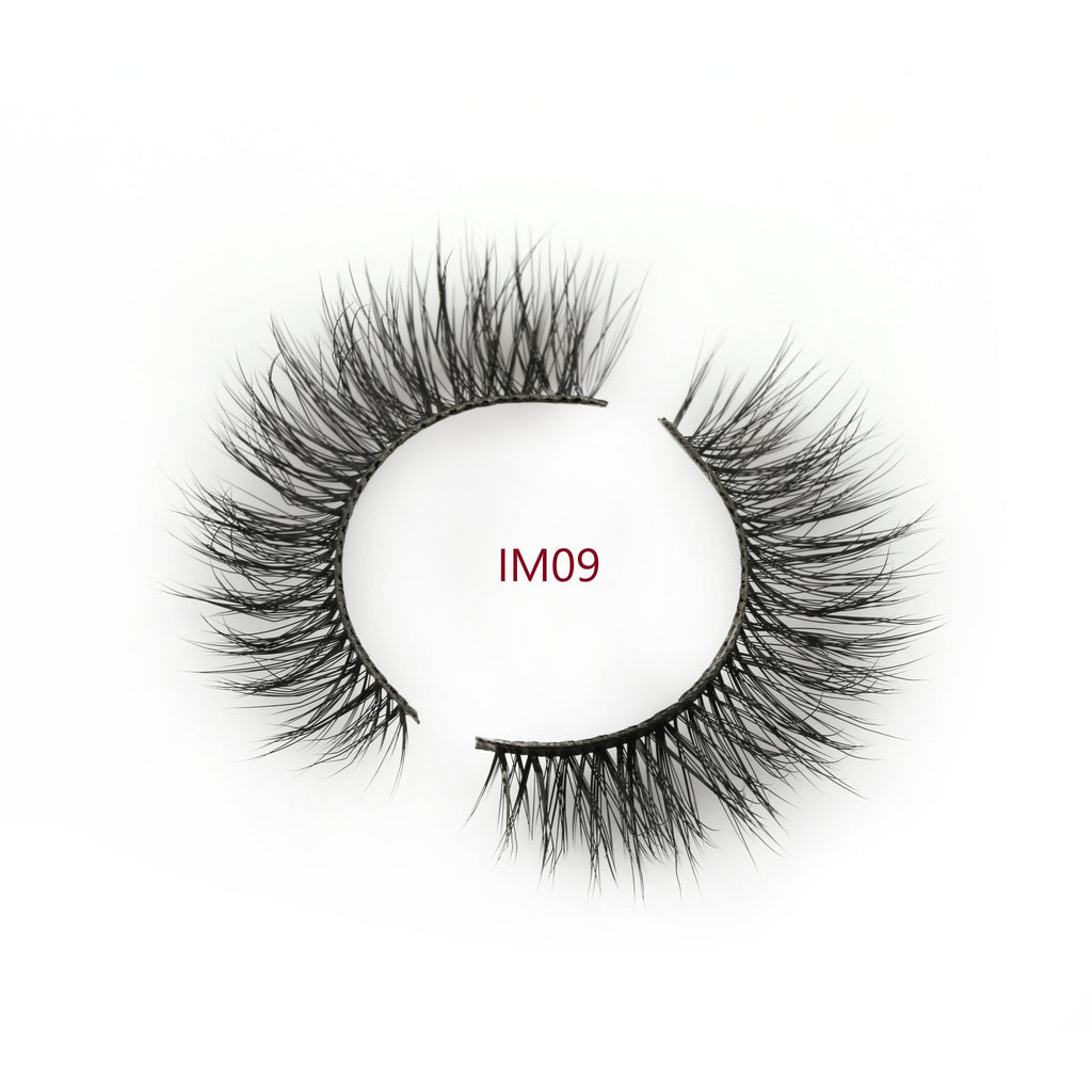 Invisible Magnetic Band Lashes with Eyeliner - Natural Look