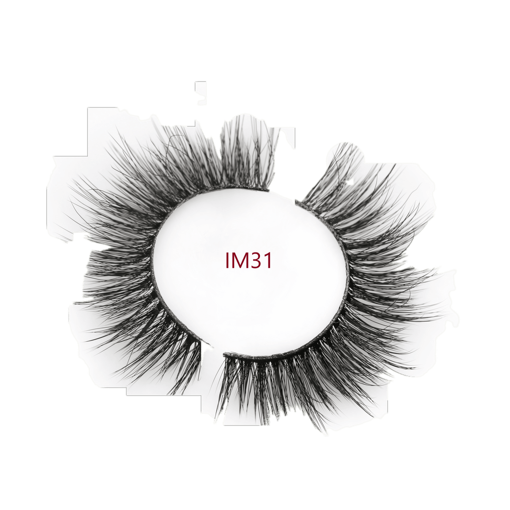 Invisible Magnetic Band Lashes with Eyeliner - Natural Look