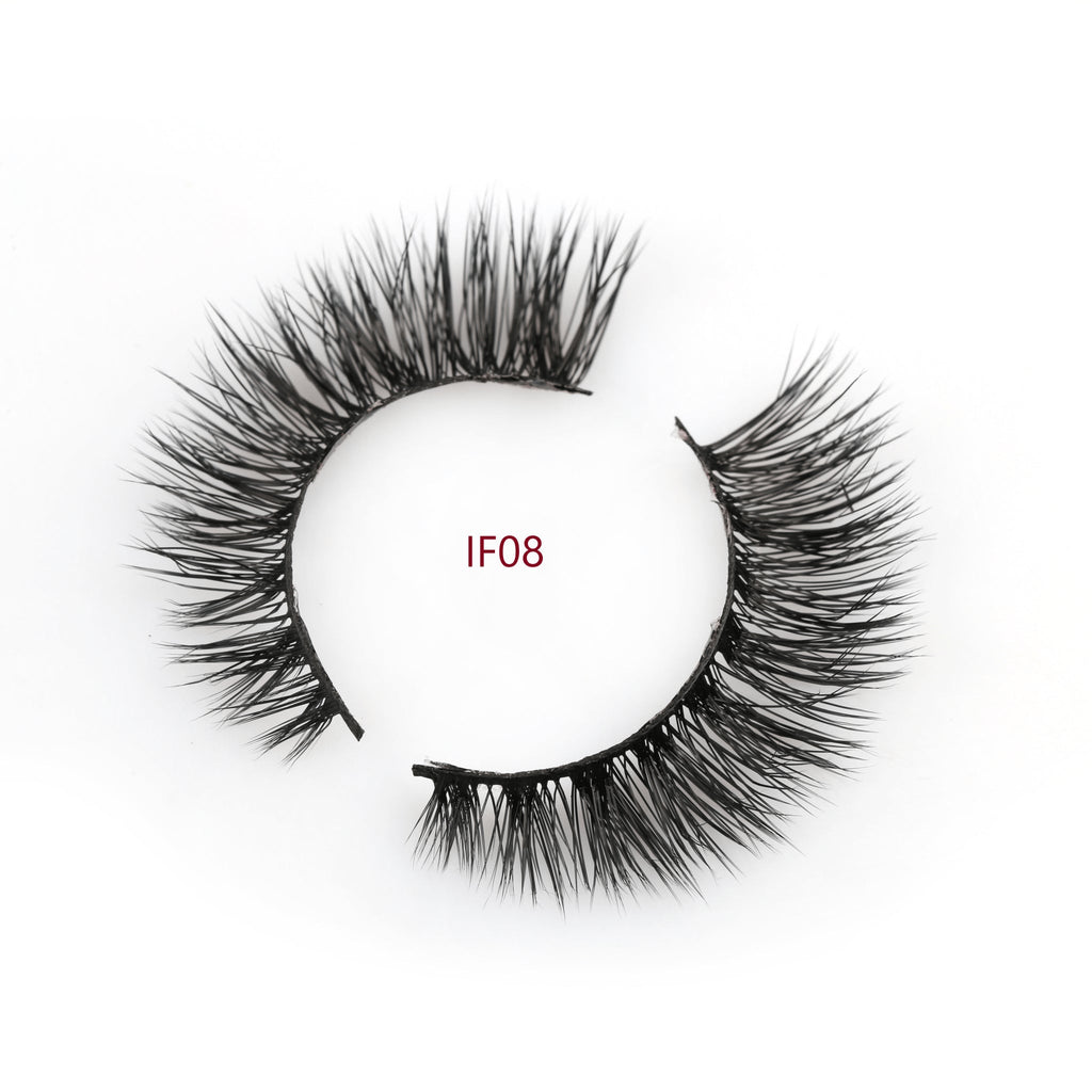 Invisible Magnetic Band Lashes with Eyeliner - Natural Look