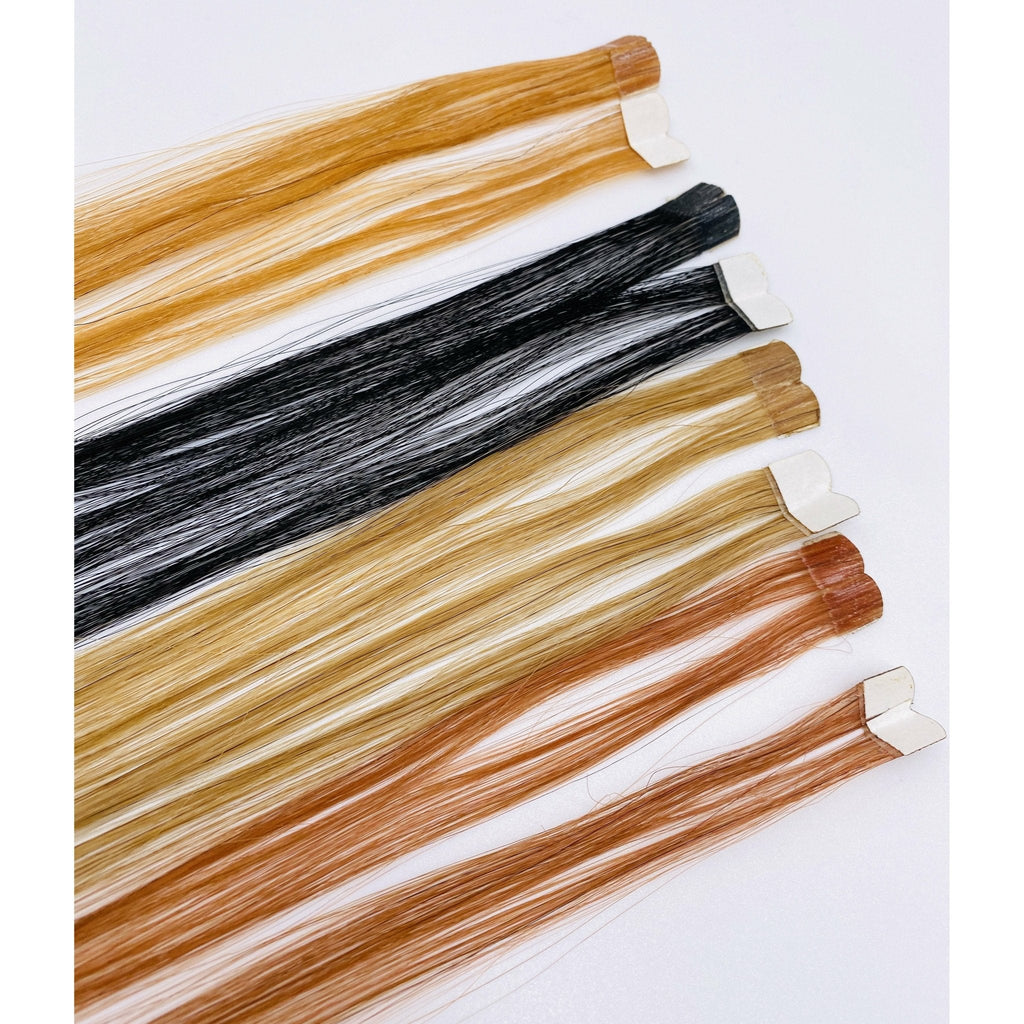 18" M-Tip Tape Hair Extensions - 100 Strands Premium Human Hair