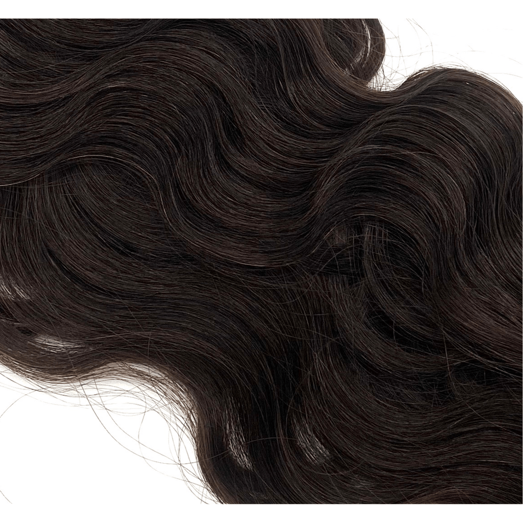 18" Wavy M-Tip Tape Extensions 100 Strands Remy Human Hair