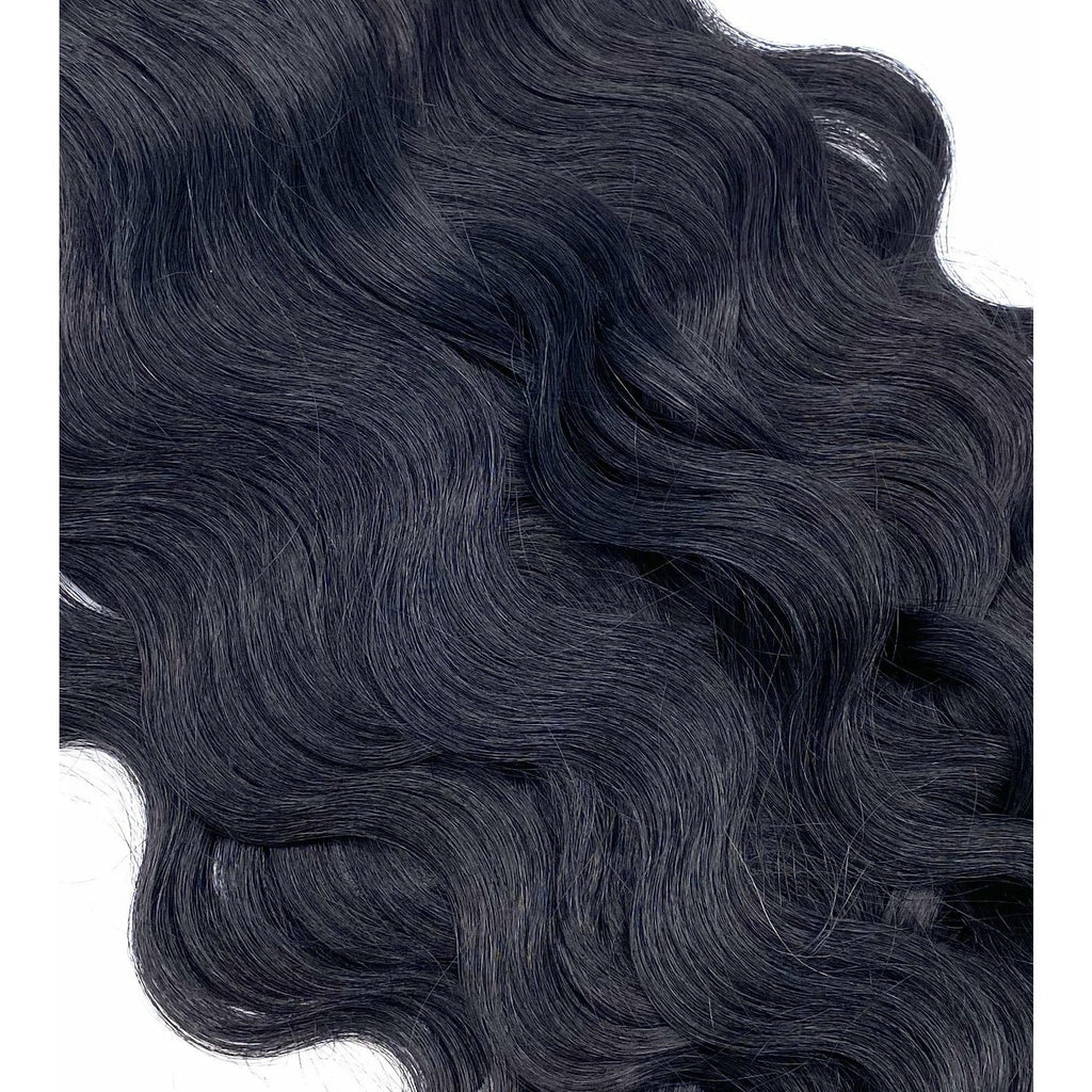 18" Wavy M-Tip Tape Extensions 100 Strands Remy Human Hair