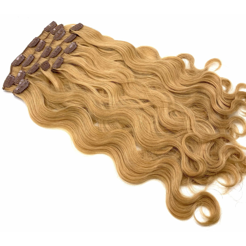 18" Wavy M-Tip Tape Extensions 100 Strands Remy Human Hair