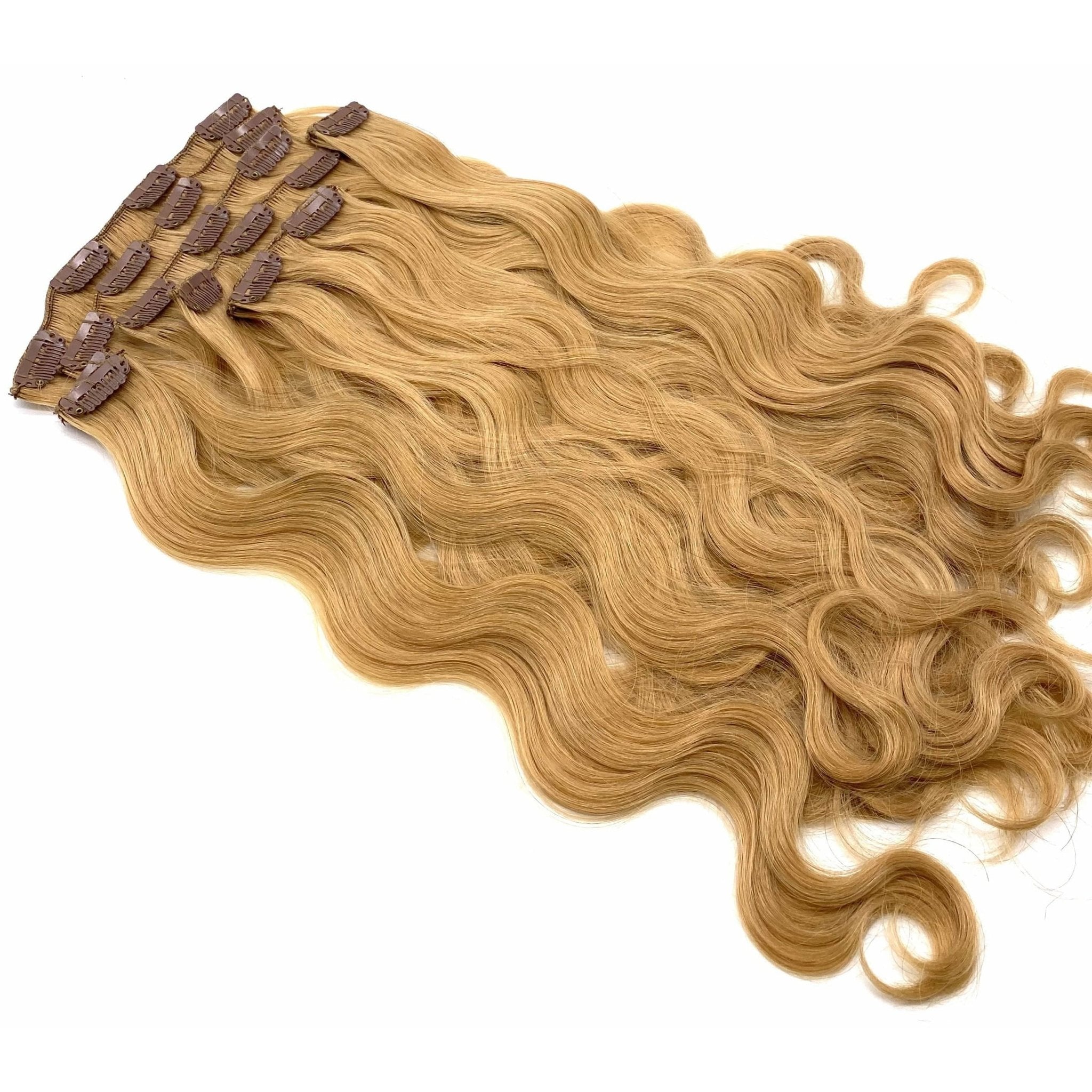18" Wavy M-Tip Tape Extensions 100 Strands Remy Human Hair