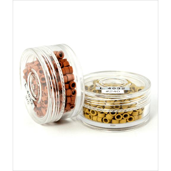 A set of 1,000 VIP Micro Rings in screw copper measuring 4 x 2.7mm for professional jewelry making.