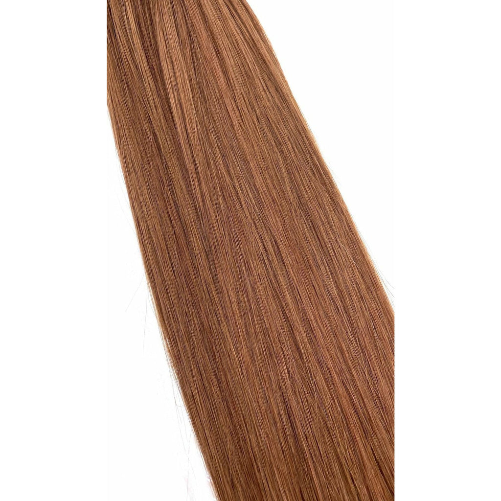 Nanorex 18 Inch Silky Straight Human Hair Extensions, 10 Strands