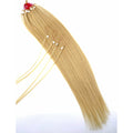 Nanorex 18 Inch Silky Straight Human Hair Extensions, 10 Strands