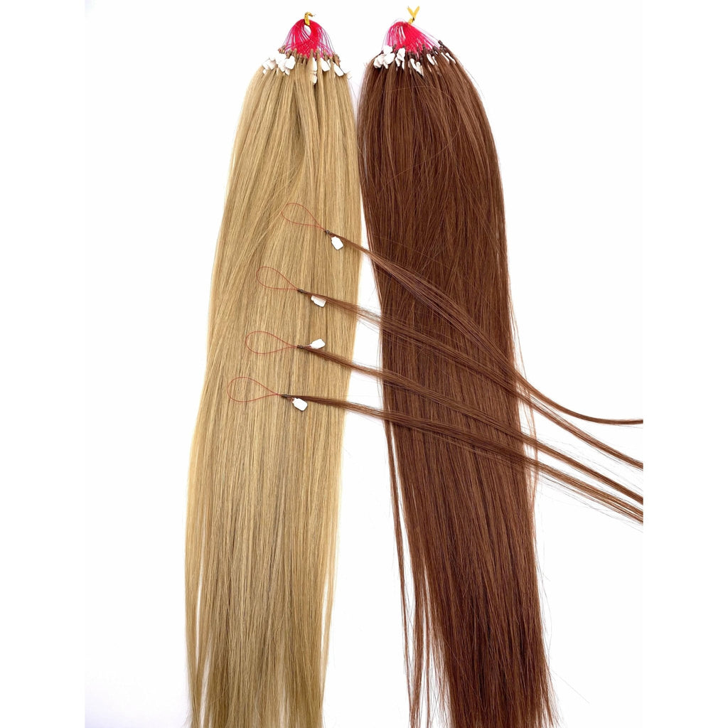 VIP Nanorex 18-inch Silky Straight human hair extension sheet with 10 strands