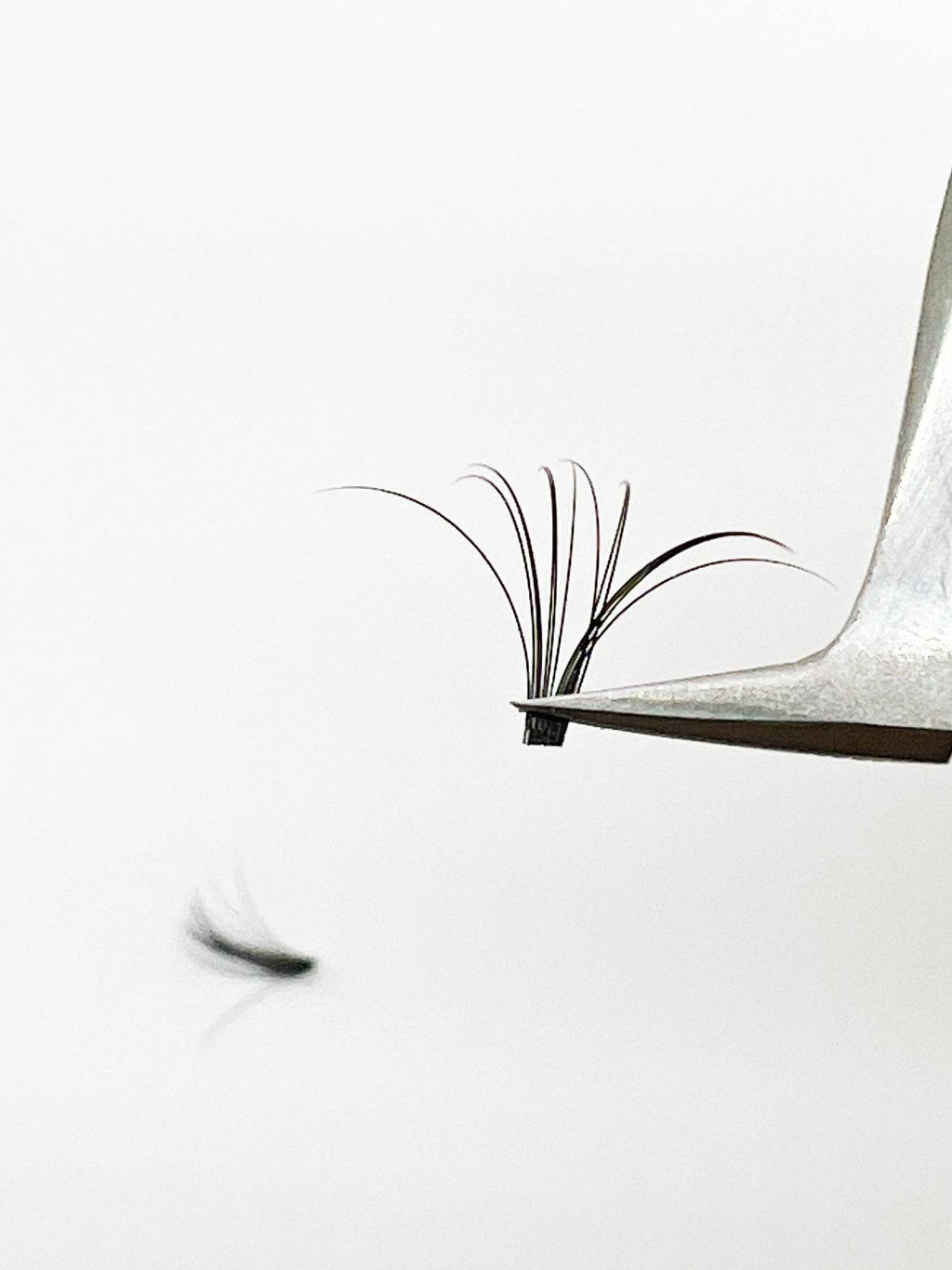 Quick Fan Lash Extensions D Curl 0.05mm Matte Black Silk Lashes