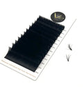 Quick Fan Lash Extensions D Curl 0.05mm Matte Black Silk Lashes