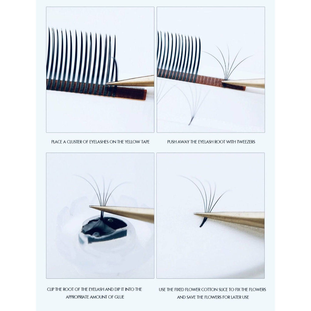 Rapid Lashes 5D Eyelash Extensions 5-Root Volume Bundle