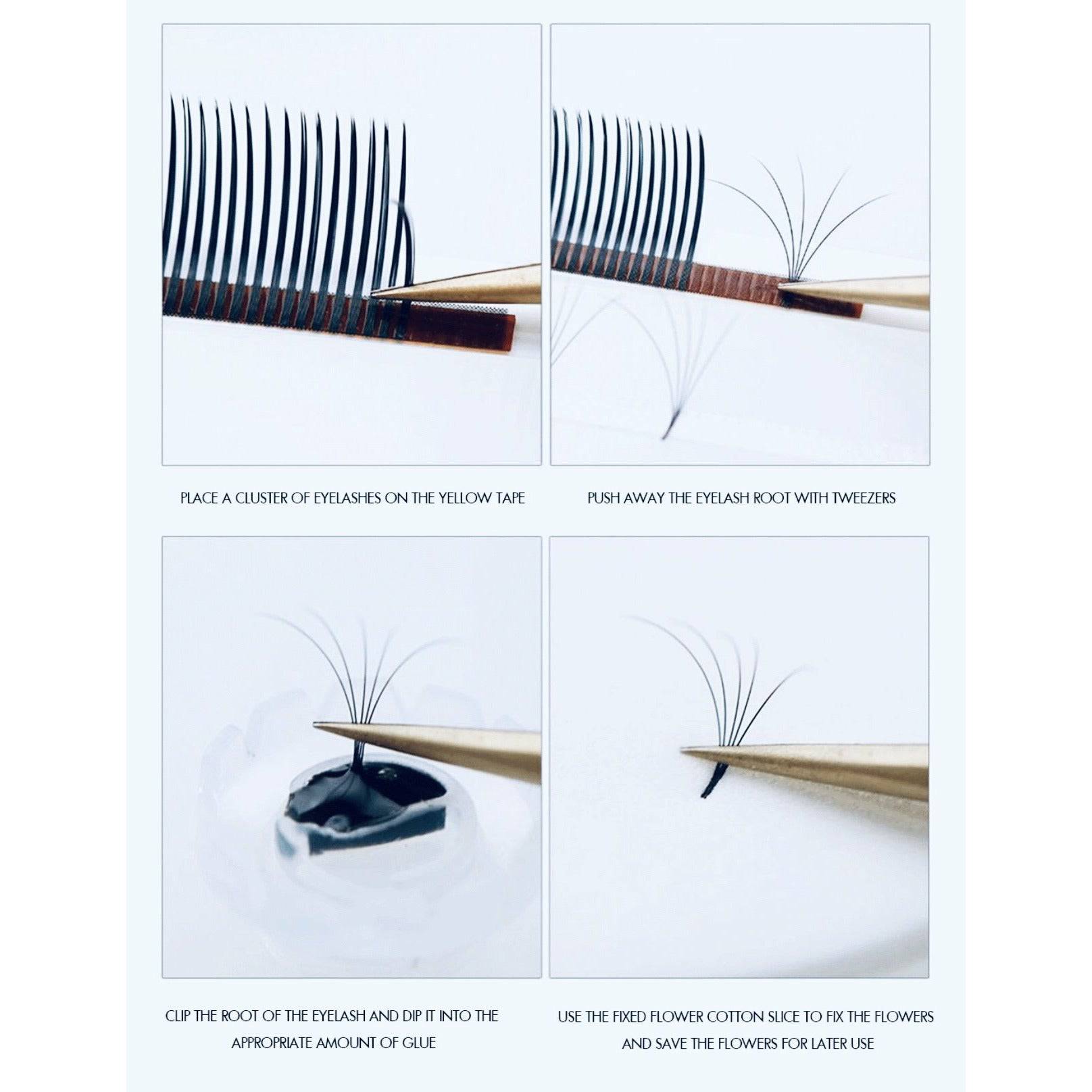 Rapid Lashes 5D Eyelash Extensions 5-Root Volume Bundle