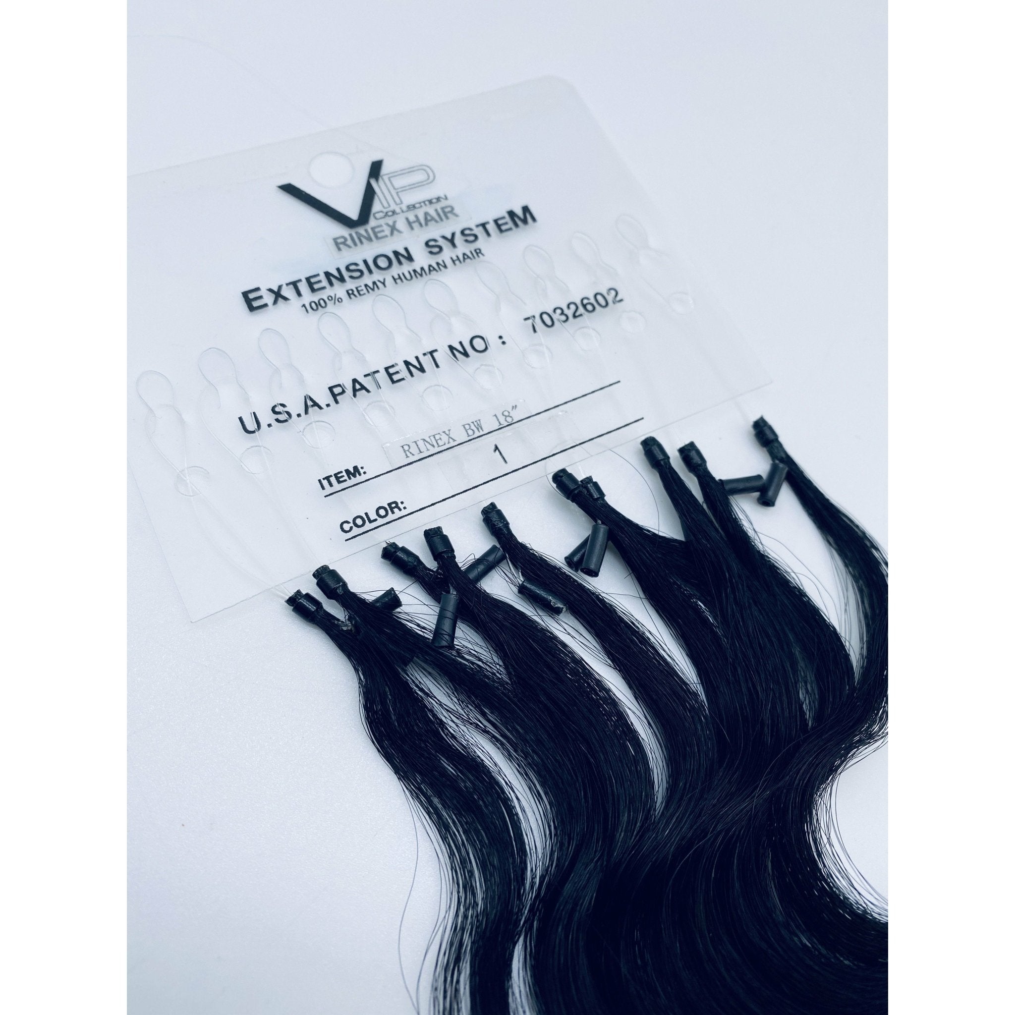 18 Inch Wavy Human Hair Extensions - Seamless Glamour Style