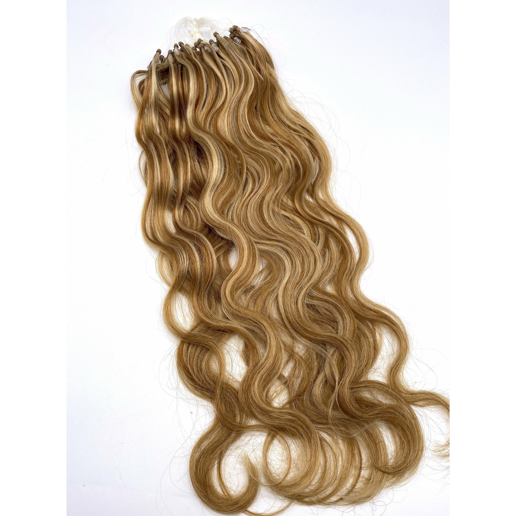 18 Inch Wavy Human Hair Extensions - Seamless Glamour Style