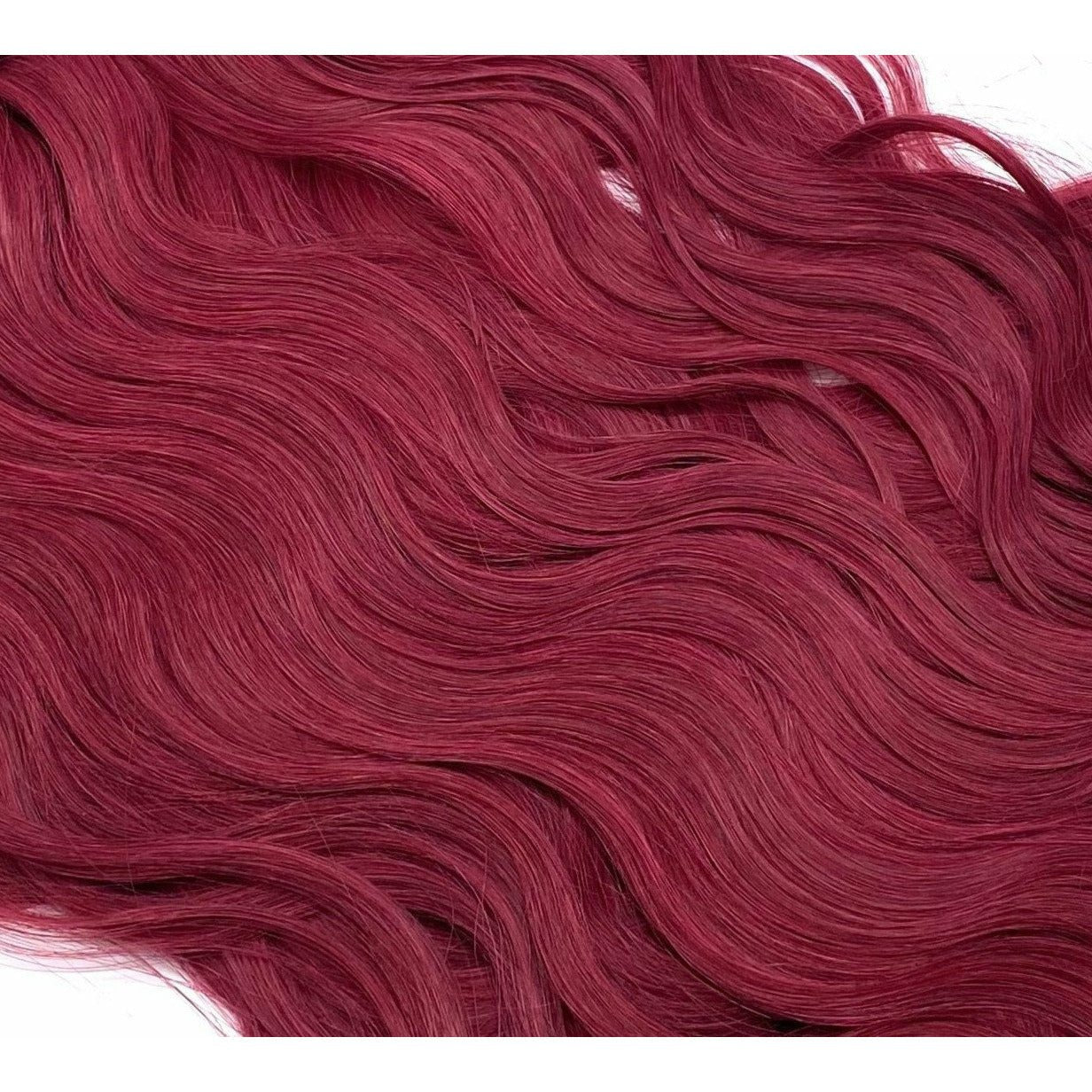 18 Inch Wavy Human Hair Extensions - Seamless Glamour Style