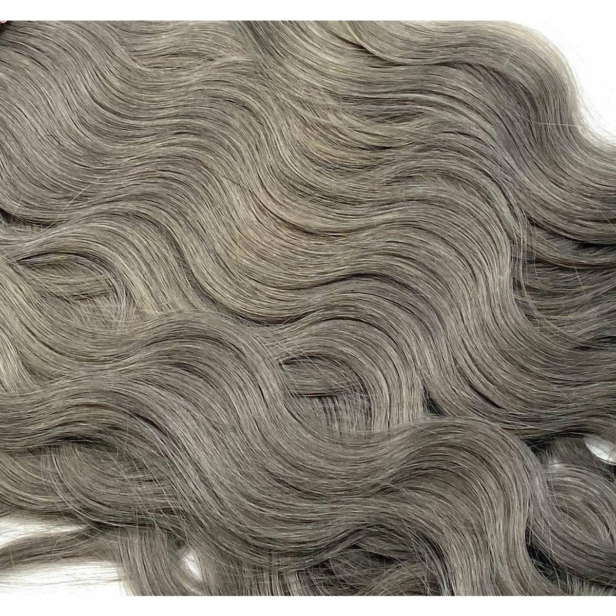 18 Inch Wavy Human Hair Extensions - Seamless Glamour Style