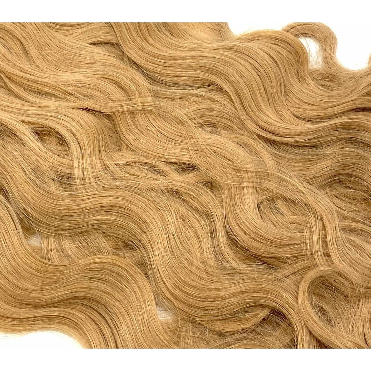 18 Inch Wavy Human Hair Extensions - Seamless Glamour Style