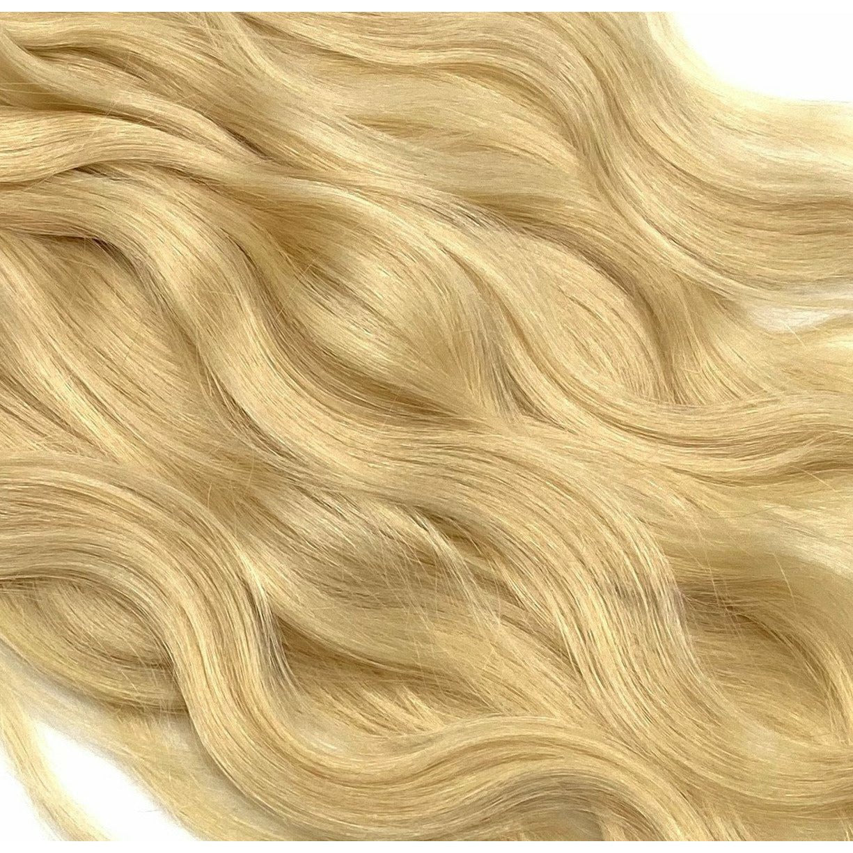 18 Inch Wavy Human Hair Extensions - Seamless Glamour Style