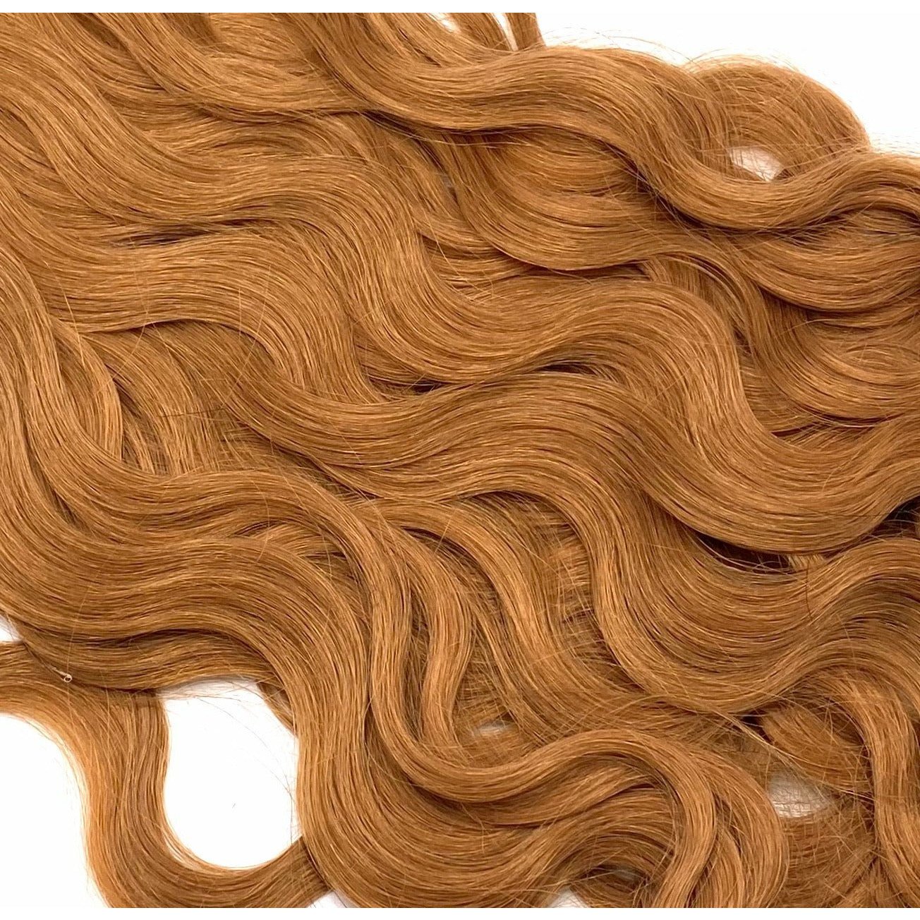 18 Inch Wavy Human Hair Extensions - Seamless Glamour Style