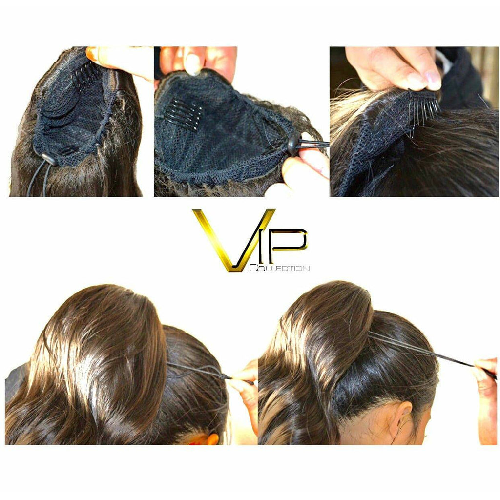 Sapphire Synthetic Claw Clip Ponytail Hair Extension Piece