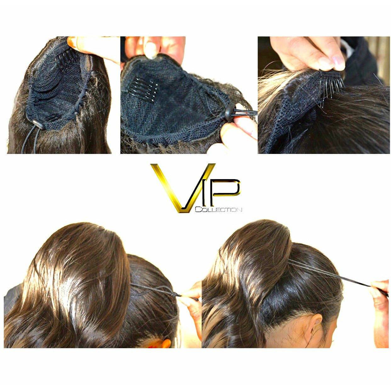 Sapphire Synthetic Claw Clip Ponytail Hair Extension Piece