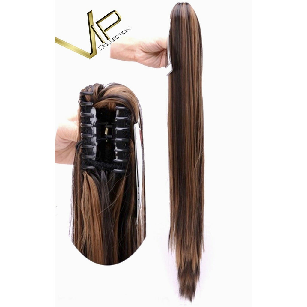 Ruby Synthetic Clip-On Ponytail Extension for Instant Volume