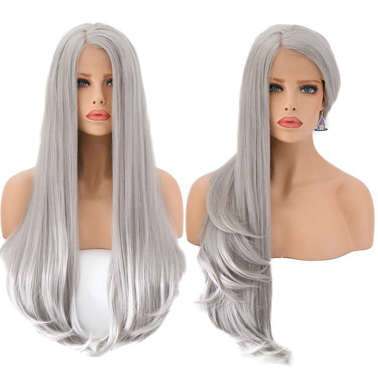 24 inch synthetic lace front wig in color 0906 by VIP Extensions
