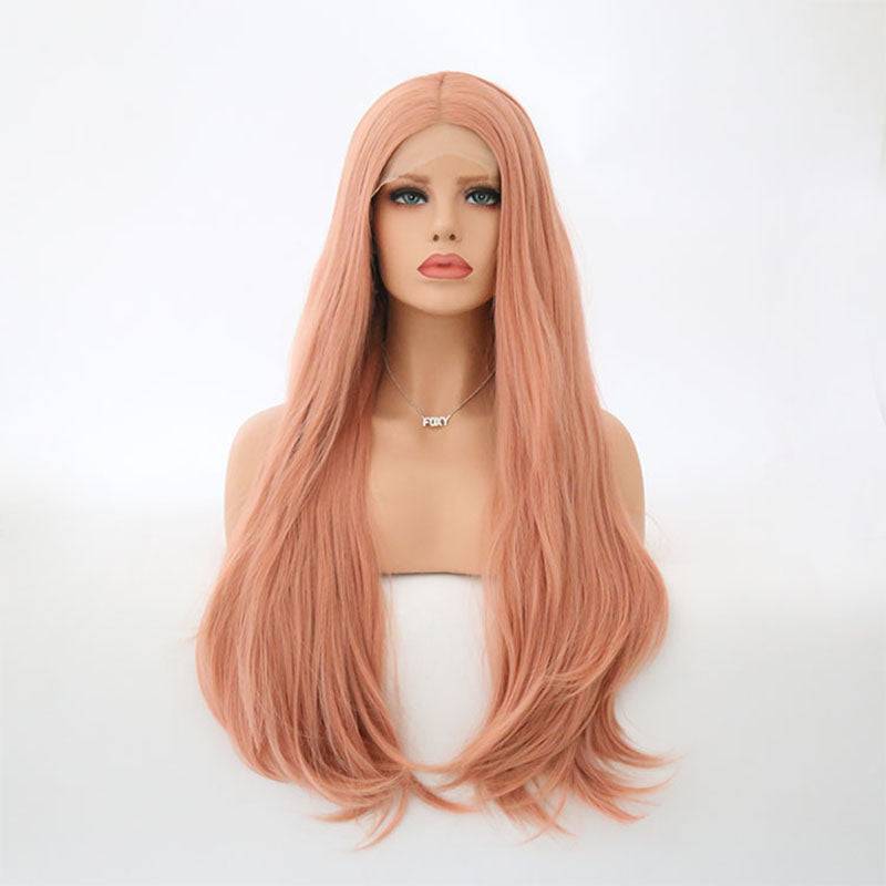 24-inch synthetic lace front wig in color 1532 viewed from the front