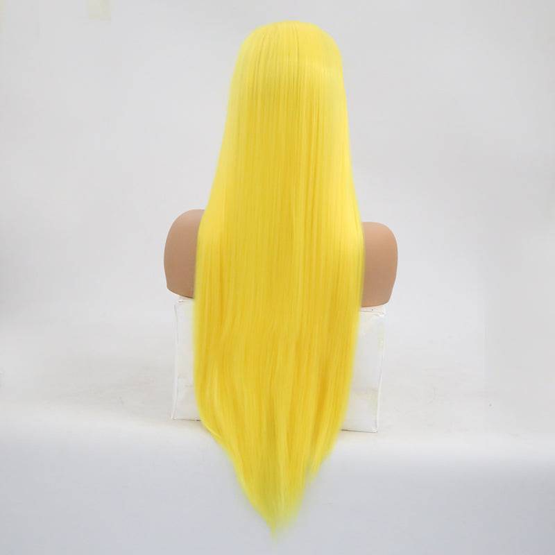 VIP Synthetic Lace Front Wig in Color 2014, 24-inch length, displayed on a mannequin.