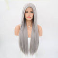 24-inch synthetic lace front wig in color 0906