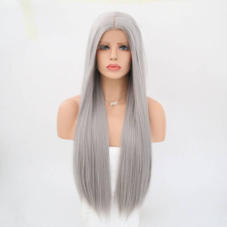 24-inch synthetic lace front wig in color 0906